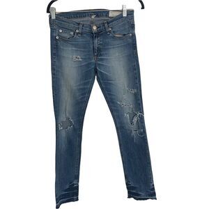 Rag & Bone Distressed Crop Jeans Sz 27‎